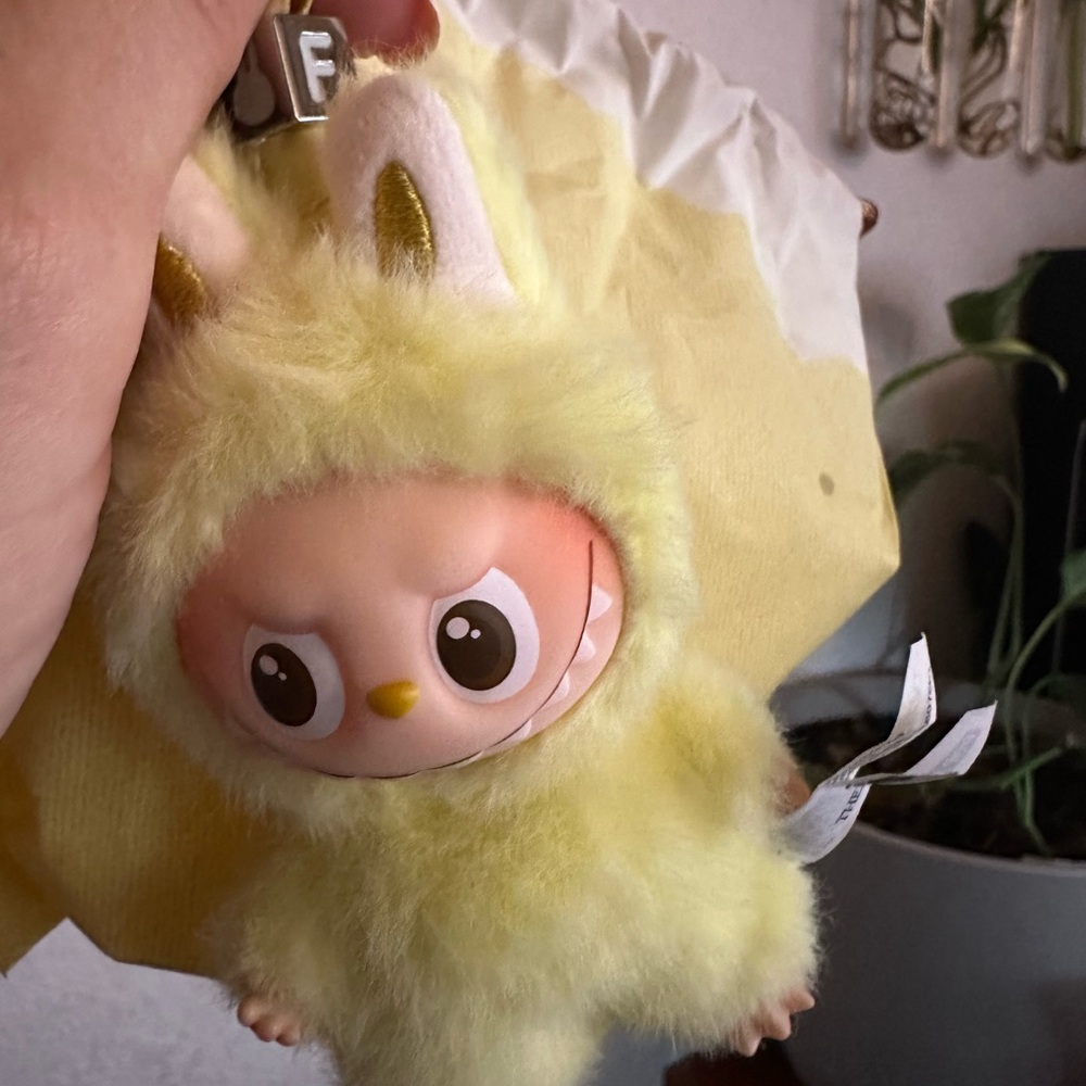 Authentic Labubu Pin for Love “F”